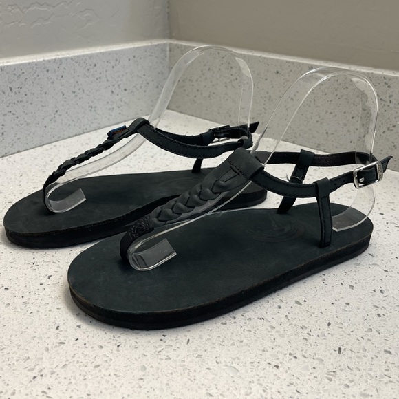 Rainbow T-Street Hemp Braid with Ankle Strap S - Picture 3 of 12